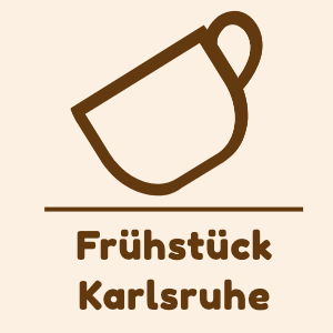 Frühstück Karlsruhe Logo - Kaffeetasse mit Frühstück Karlsruhe Schriftzug
